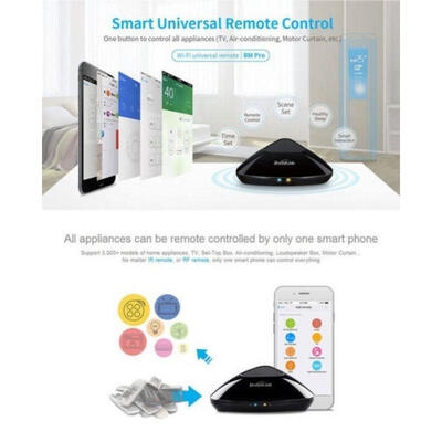 

Broadlink RM Pro Smart Wireless RF WiFiIR Remote Control Switch Automation IOS