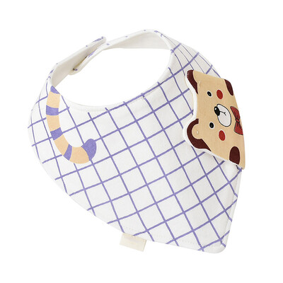 

Baby Bibs Cartoon Pattern Toddler Baby Waterproof Saliva Towel Cotton Fit 0-3 Years Old Infant Burp Cloths Feeding
