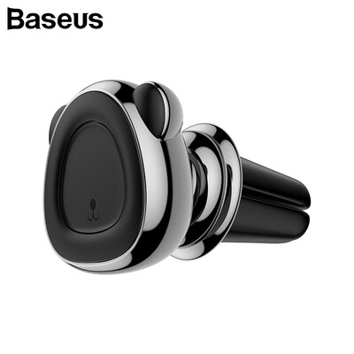

Baseus Mini Car Phone Holder Air output style Magnetic phone holde for iphoneXS XR X 8 7 Samsung S9 Note8 Xiaomi Huawei