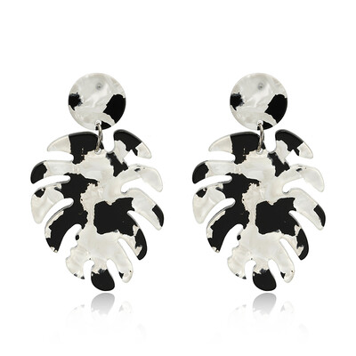 

Fashion Multi-Color Acrylic Acetic Acid Drop Earrings for Women Girl Personality Statement Simple Geometric Pendant Earrings