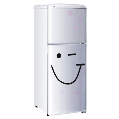 

〖Follure〗Cute Sticker Fridge Happy Delicious Face Kitchen Fridge Wall Stickers Art
