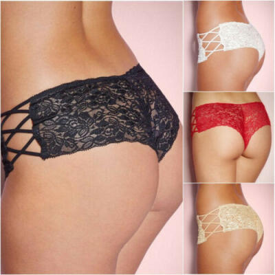 

Women Sexy Lingerie Flower Briefs Underwear T Pants Nightwear Knickers 4 Colors