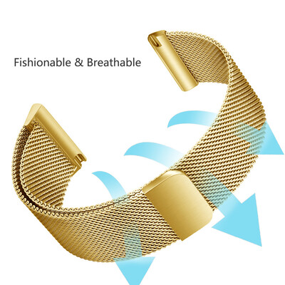 

〖Follure〗Milanese Magnetic Loop Stainless Steel Band For Fitbit Versa