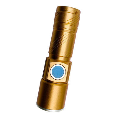 

Tactical Flashlight 350LM Zoomable USB Rechargeable Torch Light For Outdoor Use