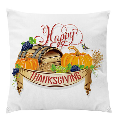 

Tailored Pumpkin Cushion Cover Square Pillow Case Thanksgiving Day Decor
