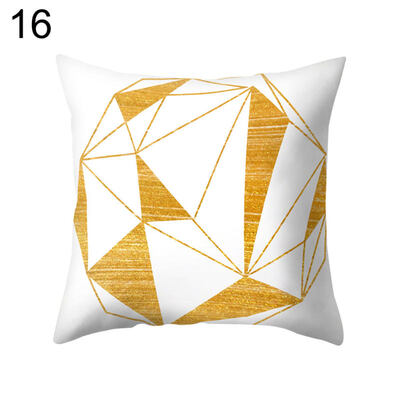 

Heart Triangle Geometric Pattern Pillow Case Cushion Cover Sofa Car Cafe Decor