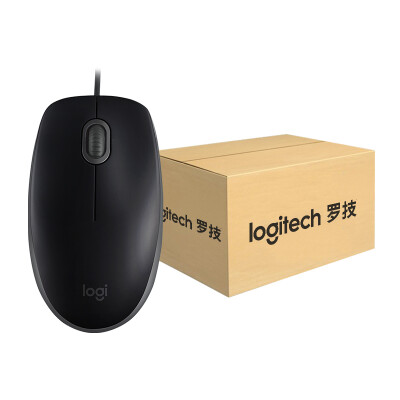 

Logitech M110 Mouse Box 20 Pack Wired Mouse Office Mouse Silent Mouse Symmetric Mouse Black Self-operated