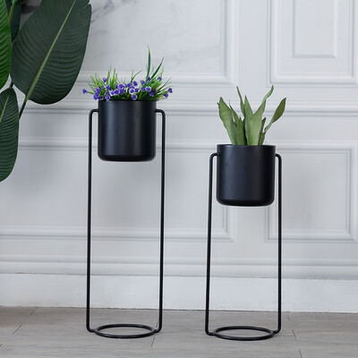 

YUEHONG Nordic flower stand Floor-standing metal pot rack 15381
