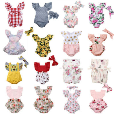 

Newborn Infant Baby Girl Cotton Romper Jumpsuit Bodysuit Princess Clothes Outfit