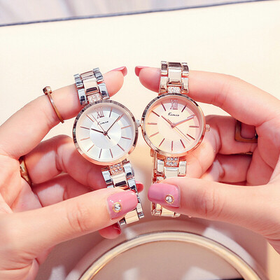 

Kimmio kimio minority watch female student Korean version simple fashion trend retro belt waterproof quartz watch