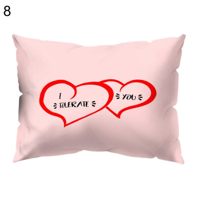 

Love Cat Butterfly Tower Pillow Case Cushion Cover Sofa Bed Car Cafe Hotel Decor