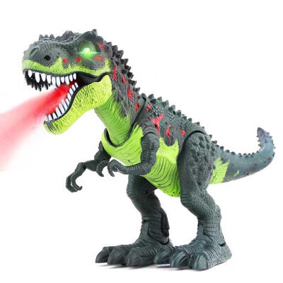 

Large Size Walking Electric Dinosaur Robot Toys with Music Light Spray Walk