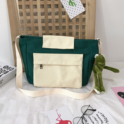 

Ins 100 canvas bags for girls with diagonal bags
