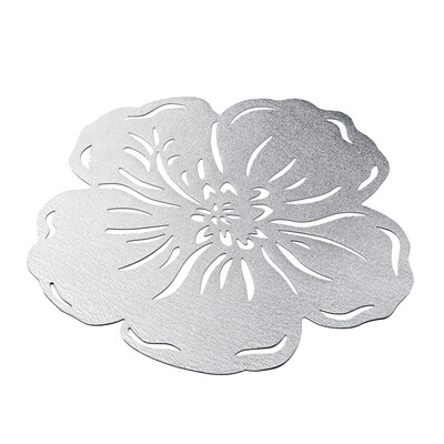 

Heat Insulation Mat Hollow PVC Dining Table Tableware Placemat Flower Shape Western Table Mat