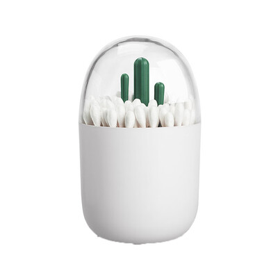 

Siaonvr Creative Dustproof Cotton Swab Bud Holder Dispenser Organizer Storage Box Exotic