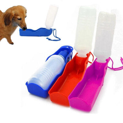 

New Portable Pet Travel Water Bowl Bottle Dispenser Feeder Dog Cat Drinking CA