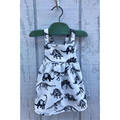 

Cotton Newborn Kids Baby Girl Dinosaur Backless Tutu Dress Sundress Clothes Rac