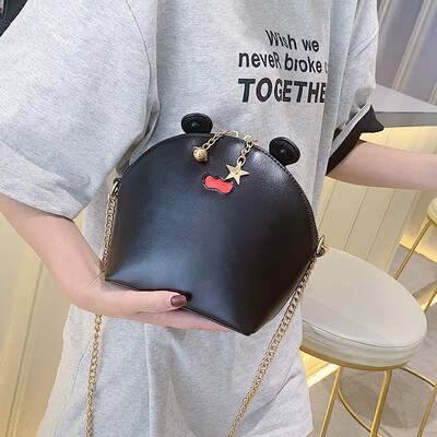 

Summer ins super fire cute girl bag female 2019 new Korean version of the wild shoulder slung fashion shell bag