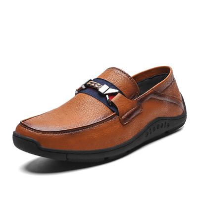 

2019 new fashion mens shoes trend lazy shoes Korean casual shoes summer peas shoes mens breathable shoes
