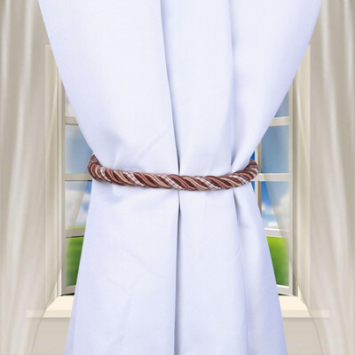 

Gobestart Ropes Tie Backs for Window Curtain Cord Buckle Tiebacks Braided Tie Backs