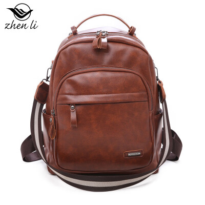 

Popular new shoulder bag handbag pu leather sewing line girl backpack