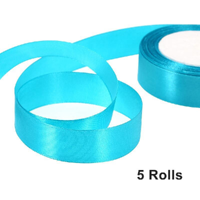 

25 YardsRoll 25mm Width Silk Satin Ribbon DIY Wedding Party Decoration Bow Crafts Invitation Card Gift Wrapping Christmas Ribbons