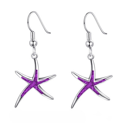 

Fashion Women Girls Starfish Dangle Ear Drop Hook Earrings Beach Jewelry Gift