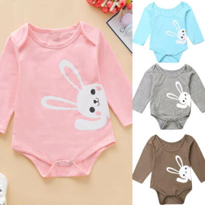 

Newborn Infant Kids Baby Girls Bodysuit Cotton Romper Jumpsuit Clothes Outfits