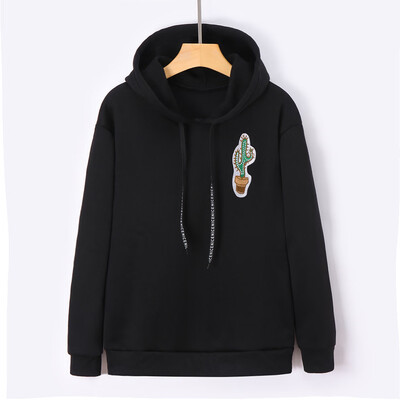 

Nomeni Womens Long Sleeve Cactus Print Hoodie Sweatshirt Hooded Pullover Tops Blouse