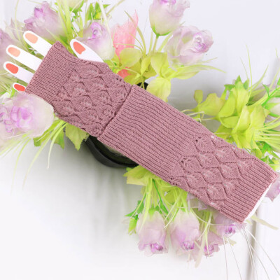 

Wool Mitt Half Finger Women&39S Gloves Winter Autumn Knitted For Women Fingerless Gloves Wrist Warmer Mittens