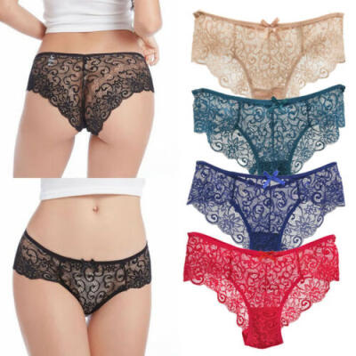 

Womens Girls Sexy Lace Underwear Briefs Panties G-string Lingerie Thongs