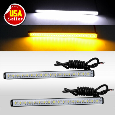

2pcs Daytime Running Light Yellow & white Eagle Eye DRL Reversing light Bulbs