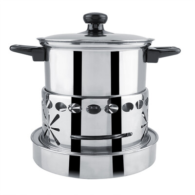 

Greensen Thick Stainless Steel Hot Pot Utensils Non-magnetic Alcohol Stove Spirit Burner Spirit StoveAlcohol Stove