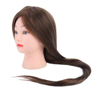 

Greensen Hairdressing Training Styling Practice Colors Wig Dummy Mannequin Head with Hair