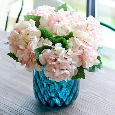 

Artificial flower fake flower single sea shell hydrangea flower arrangement small orange wine red wedding home decoration desktop