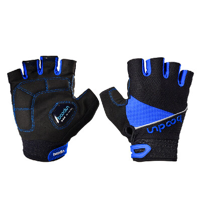 

MTB Road Mountain Bicycle Cycling Silicone Gel Half Finger Gloves Anti Skid