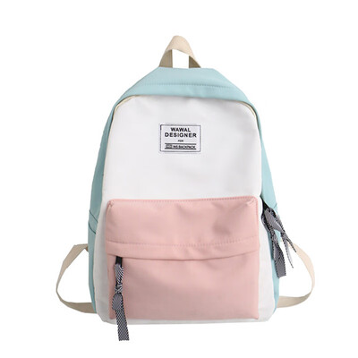 

Schoolbag female ins feel girl campus Korean version of the original high school ulzzang college students tide double shoulder bag