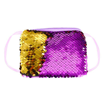 

Mermaid Sequins Coin Purse Square Wallet Kids Girls Glittering Clutch Bags