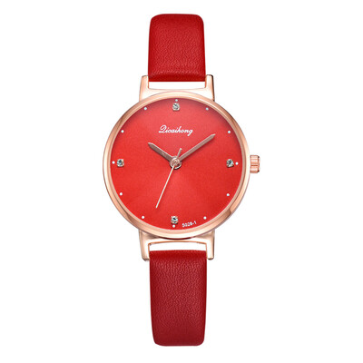 

Fashion watch new pu strap quartz watch trend simple wild ladies watch