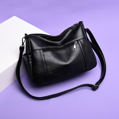 

Tailored Fashion Lady Large Capacity Solid Color Wild Shoulder Bag Messenger Bag