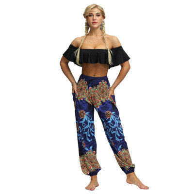 

Starmoon Men Women Casual Loose Hippy Yoga Trousers Baggy Boho Aladdin Pants