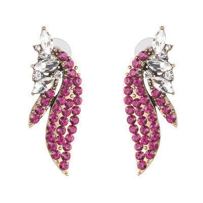 

2019 Fashion za Brand crystal geometirc Drop Earring For Women Party Gifts ethnic Statement rhinestone Earrings Jewelry