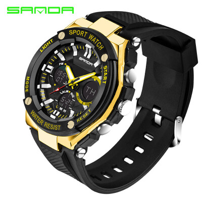 

Big dial outdoor cool tide youth mens waterproof student watch