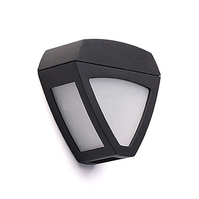 

2-LED Outdoor LED Solar Fence Light Wall Light Landscape Pinup Path Garden Lamp