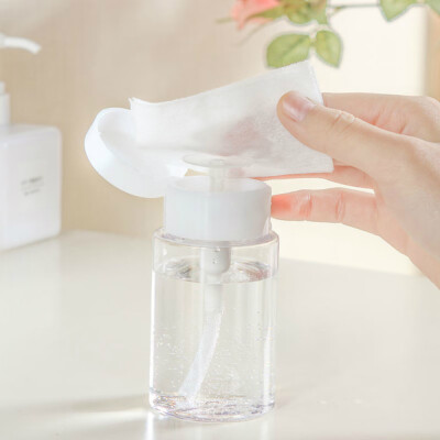 

Gobestart 1pc Plastic Pump Dispenser Acetone Polish Makeup Remover Bottle