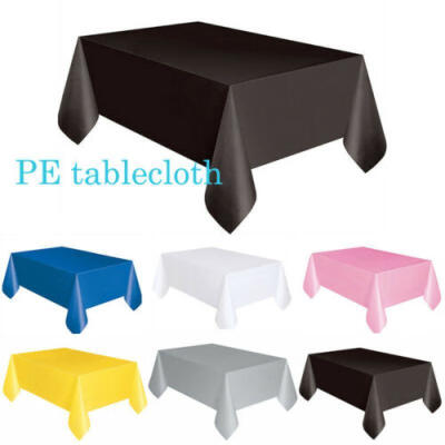 

Large Plastic Tablecloth Table Cover Party Decoration Banquet Wedding Catering