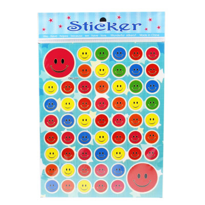 

SXC-6 smiley face sticker Childrens reward sticker with