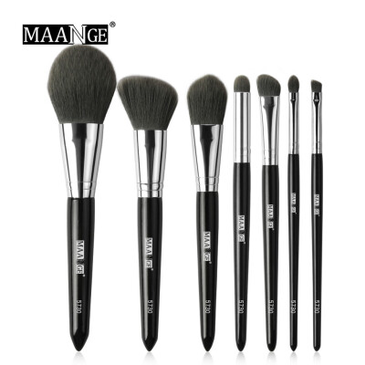 

Toponeto Wooden Cosmetic Eyebrow Eyeshadow Foundation Brush Makeup Brushes 7Pcs