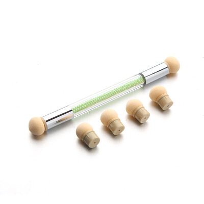 

〖Follure〗Set Glitter Powder Picking Dotting Gradient Pen Brush 6Sponge Nail Art Tools
