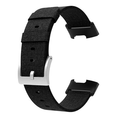 

Canvas Adjustable Watch Band Smart Bracelet Wrist Strap for Fitbit Charge 3